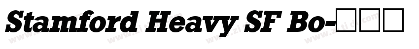 Stamford Heavy SF Bo字体转换